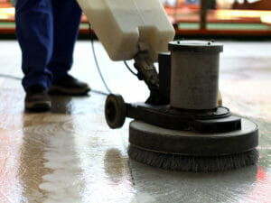 Toronto Property restoration featuring floor polishing