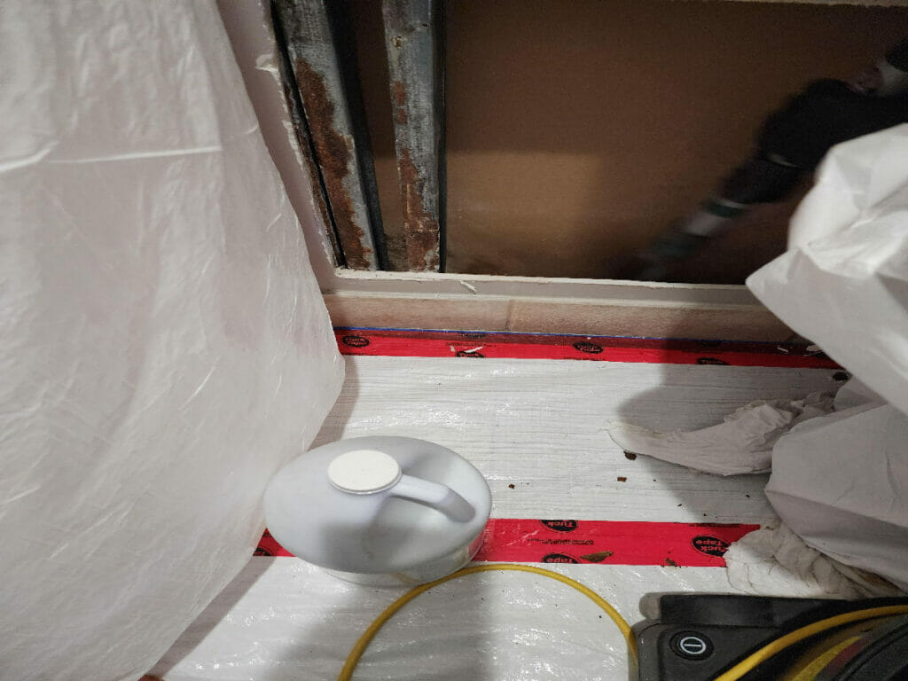 Toronto Mold Remediation and removal project by Desa Contracting and Restoration